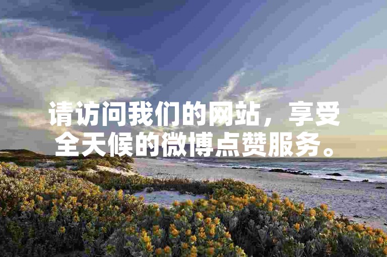 请访问我们的网站，享受全天候的微博点赞服务。