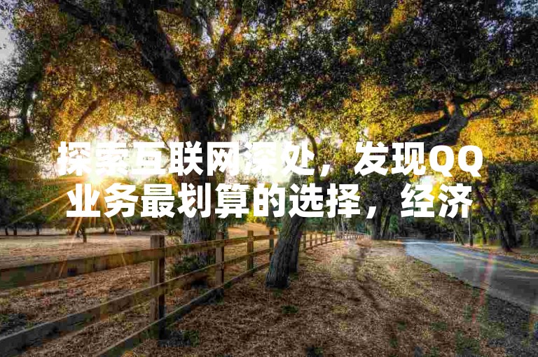 探索互联网深处，发现QQ业务最划算的选择，经济型QQ服务平台官网，为您的2025年网络生活提供必备指南！