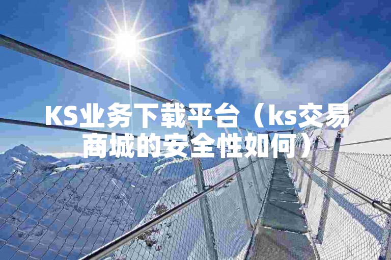 KS业务下载平台（ks交易商城的安全性如何）