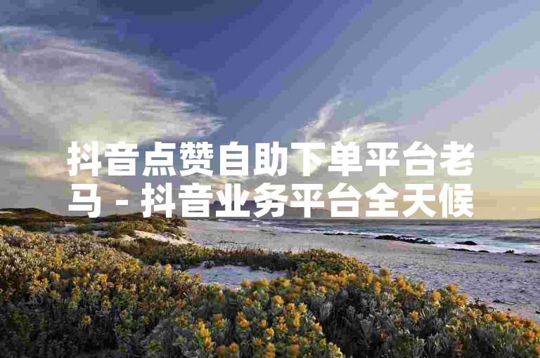 抖音点赞自助下单平台老马 - 抖音业务平台全天候自助下单