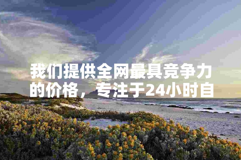 我们提供全网最具竞争力的价格，专注于24小时自助服务，包括QQ音乐、拼多多助力以及手游卡盟的一手货源。