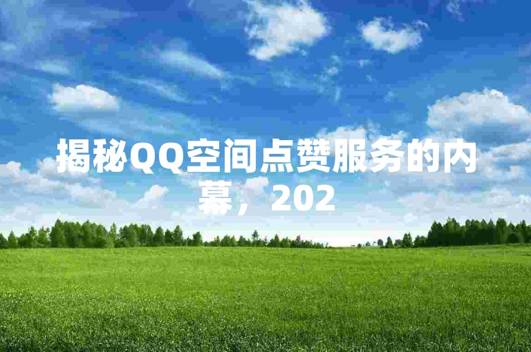 揭秘QQ空间点赞服务的内幕，2025年你必须掌握的知识！