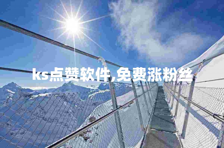 ks点赞软件,免费涨粉丝