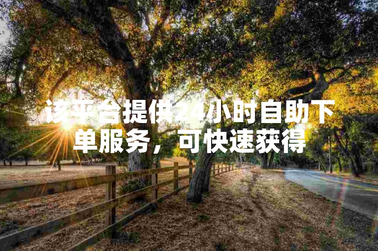 该平台提供24小时自助下单服务，可快速获得50个KS业务代刷点赞，操作便捷。