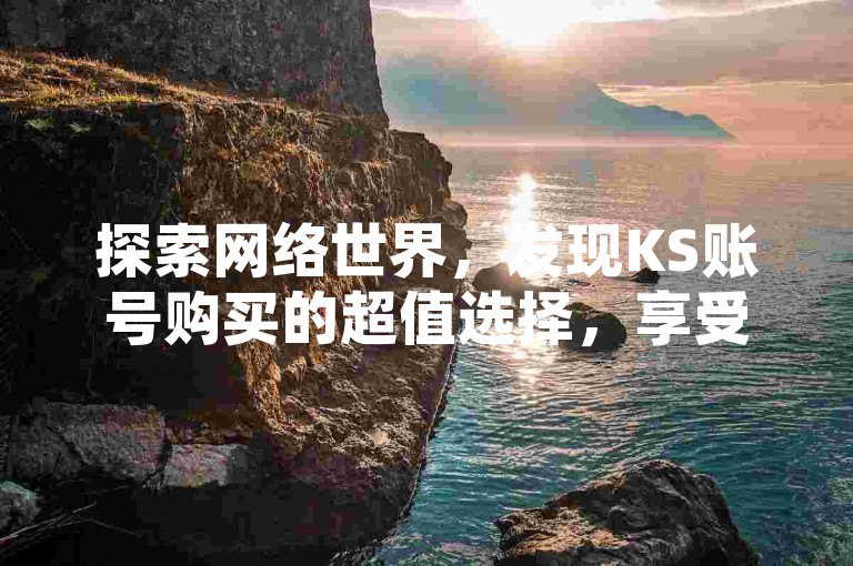 探索网络世界，发现KS账号购买的超值选择，享受科技辅助货源站带来的便捷与实惠。