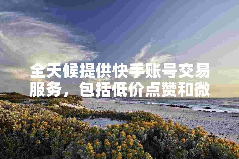 全天候提供快手账号交易服务，包括低价点赞和微博粉丝增长的自助平台。
