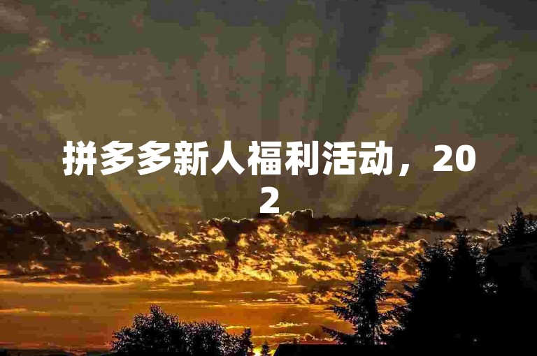 拼多多新人福利活动，2025年助力砍价神器来袭。