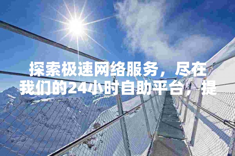 探索极速网络服务，尽在我们的24小时自助平台，提供专业抖音点赞与快手粉丝增长服务。
