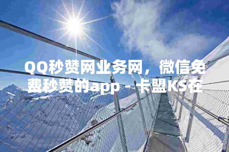 QQ秒赞网业务网，微信免费秒赞的app - 卡盟KS在线自助下单低价 - B站昵称不能用符号了。