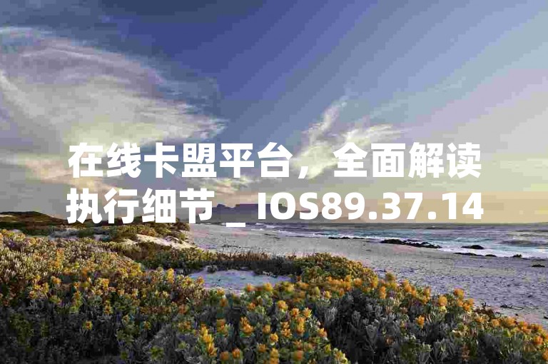 在线卡盟平台，全面解读执行细节 _ IOS89.37.145