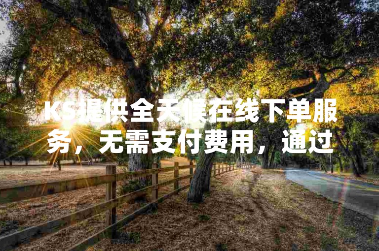 KS提供全天候在线下单服务，无需支付费用，通过dy低价自助平台轻松下单，享受20次双击的dy业务代刷服务。