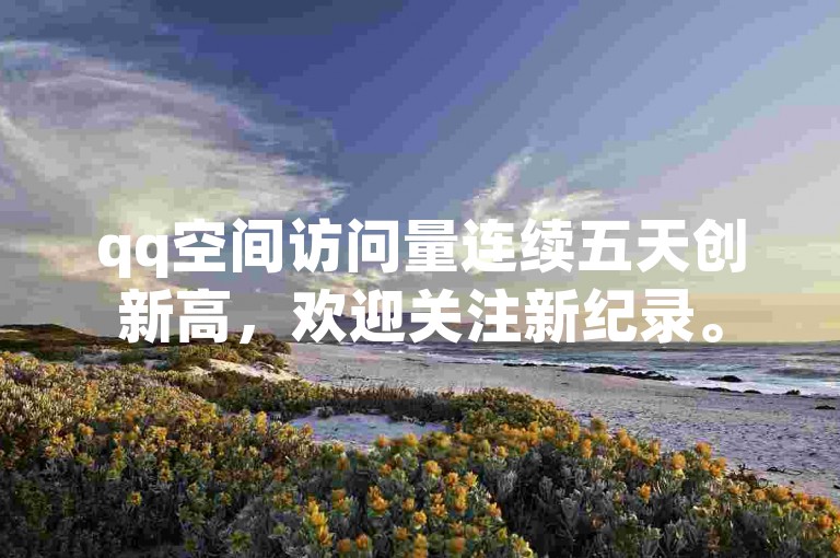 qq空间访问量连续五天创新高，欢迎关注新纪录。