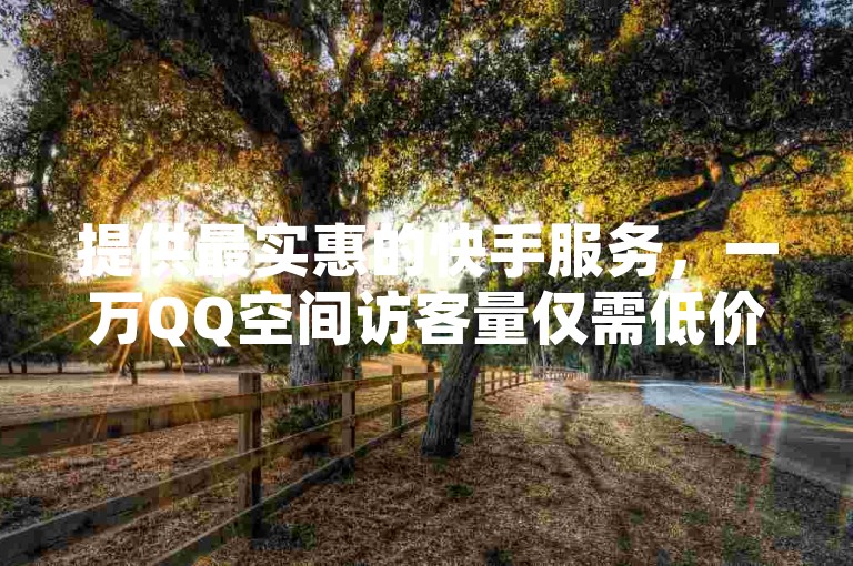提供最实惠的快手服务，一万QQ空间访客量仅需低价。