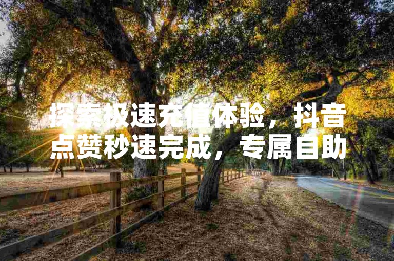 探索极速充值体验，抖音点赞秒速完成，专属自助服务等你来享 - 快手独家业务卡密，一键下单，评论自定义，24小时不间断服务。