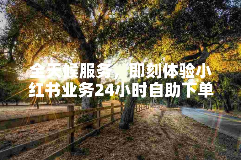 全天候服务，即刻体验小红书业务24小时自助下单平台，仅需0.1元即可获得10000个赞，快手号交易入口随时待命。