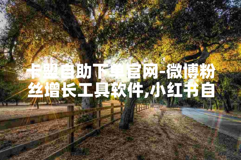 卡盟自助下单官网-微博粉丝增长工具软件,小红书自助平台