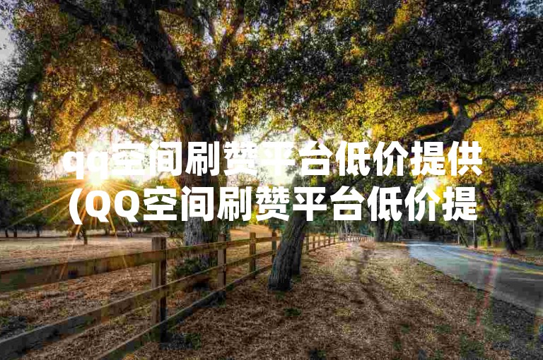 qq空间刷赞平台低价提供(QQ空间刷赞平台低价提供  --  一元刷赞平台标题)