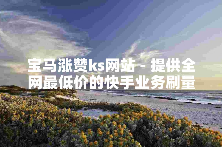 宝马涨赞ks网站 - 提供全网最低价的快手业务刷量服务。