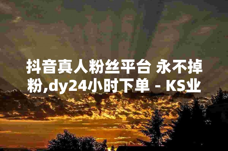 抖音真人粉丝平台 永不掉粉,dy24小时下单 - KS业务平台秒到 - 快手免费播放量平台独家揭秘