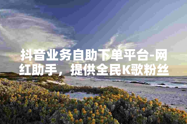抖音业务自助下单平台-网红助手，提供全民K歌粉丝在线购买服务，探索无界卡盟平台。