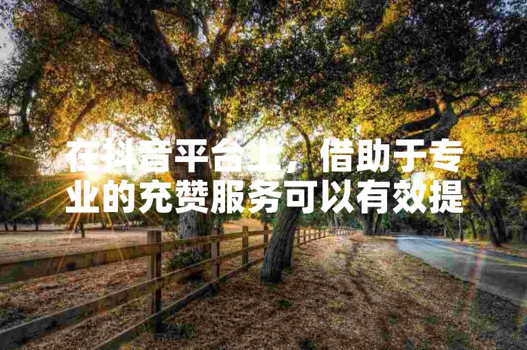 在抖音平台上，借助于专业的充赞服务可以有效提高视频的可见性和受欢迎程度。