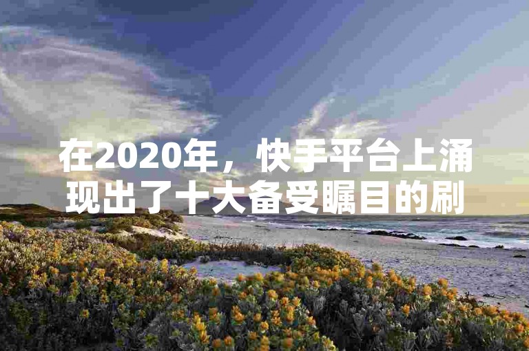 在2020年，快手平台上涌现出了十大备受瞩目的刷客，他们以独特的方式在快手的世界里留下了深刻的印记。