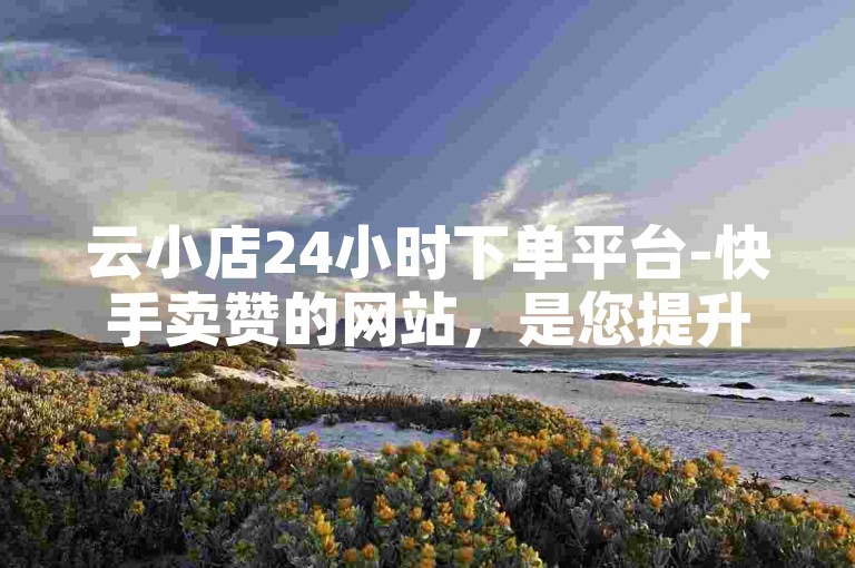 云小店24小时下单平台-快手卖赞的网站，是您提升社交媒体影响力的理想选择。