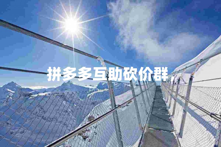 拼多多互助砍价群，500人齐聚一堂，共襄砍价盛举。