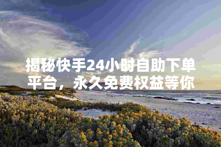揭秘快手24小时自助下单平台，永久免费权益等你体验，2024年必备技能！