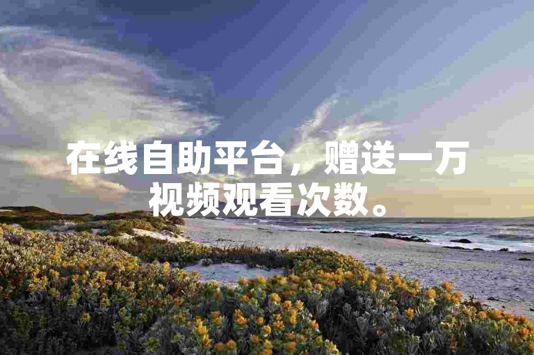 在线自助平台，赠送一万视频观看次数。
