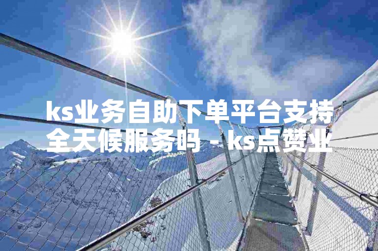 ks业务自助下单平台支持全天候服务吗 - ks点赞业务网站