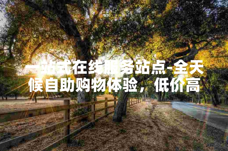 一站式在线服务站点-全天候自助购物体验，低价高效粉丝增长服务。